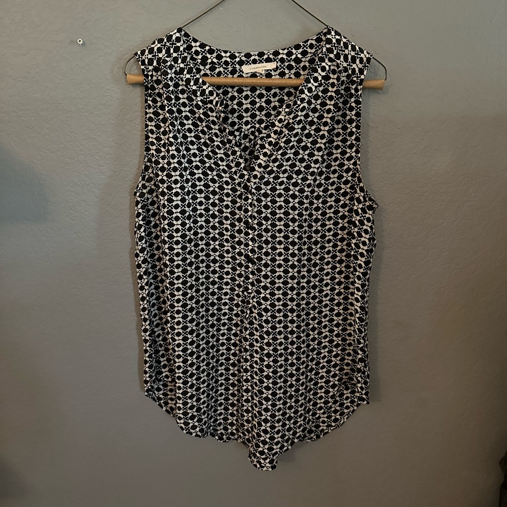 Hawthorne patterned blouse